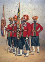 Soldats des 15e Ludhiana Sikhs, illustration pour 